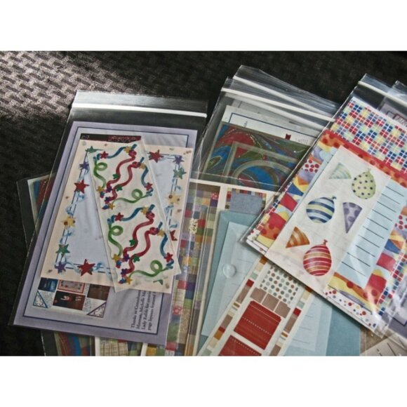 Lot of 28  Creative Memories TTY Page Completion Kits, Stickers, etc ALL NIP - Picture 2 of 8